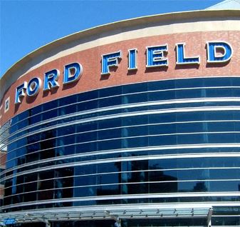 Ford field entrance 